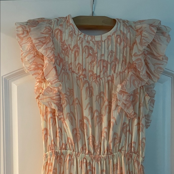 Scotch & Soda Peach Floral Maxi Dress - Picture 2 of 6